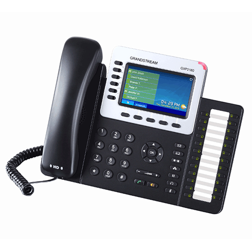  Téléphones SIP Téléphone IP GXP2160 6 SIP couleur audio HD